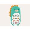 Dětský telefon - zelený dinosaurus