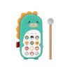 Telefon z domečku activity board dřevěný natur