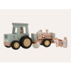 Traktor s prívesom drevený Farma