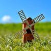 Větrný mlýn z opravdových cihel - stavebnice
