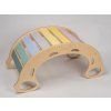 Montessori houpačka 5v1 a prkno 2v1 - set pastel