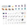 Stavebnice s elektrickými obvody - přehled dílů