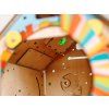 Domecek activity board se zelenym led svetlem safari se lvem