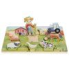 Vkládací dětské puzzle Farma