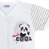 Kojenecké celorozepínací body s krátkým rukávem New Baby Panda (2)