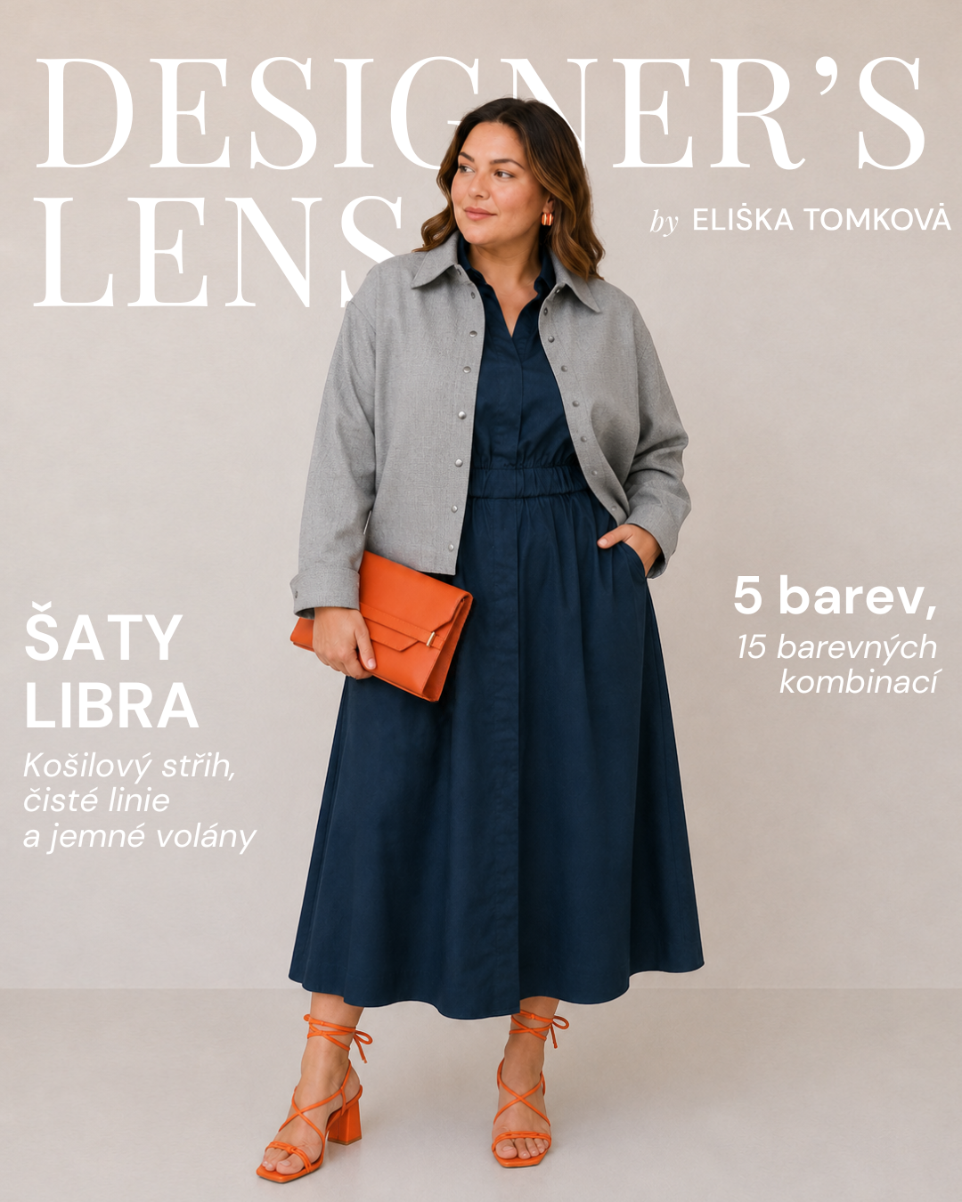 Libra: minimalistické šaty, které unesou celý outfit