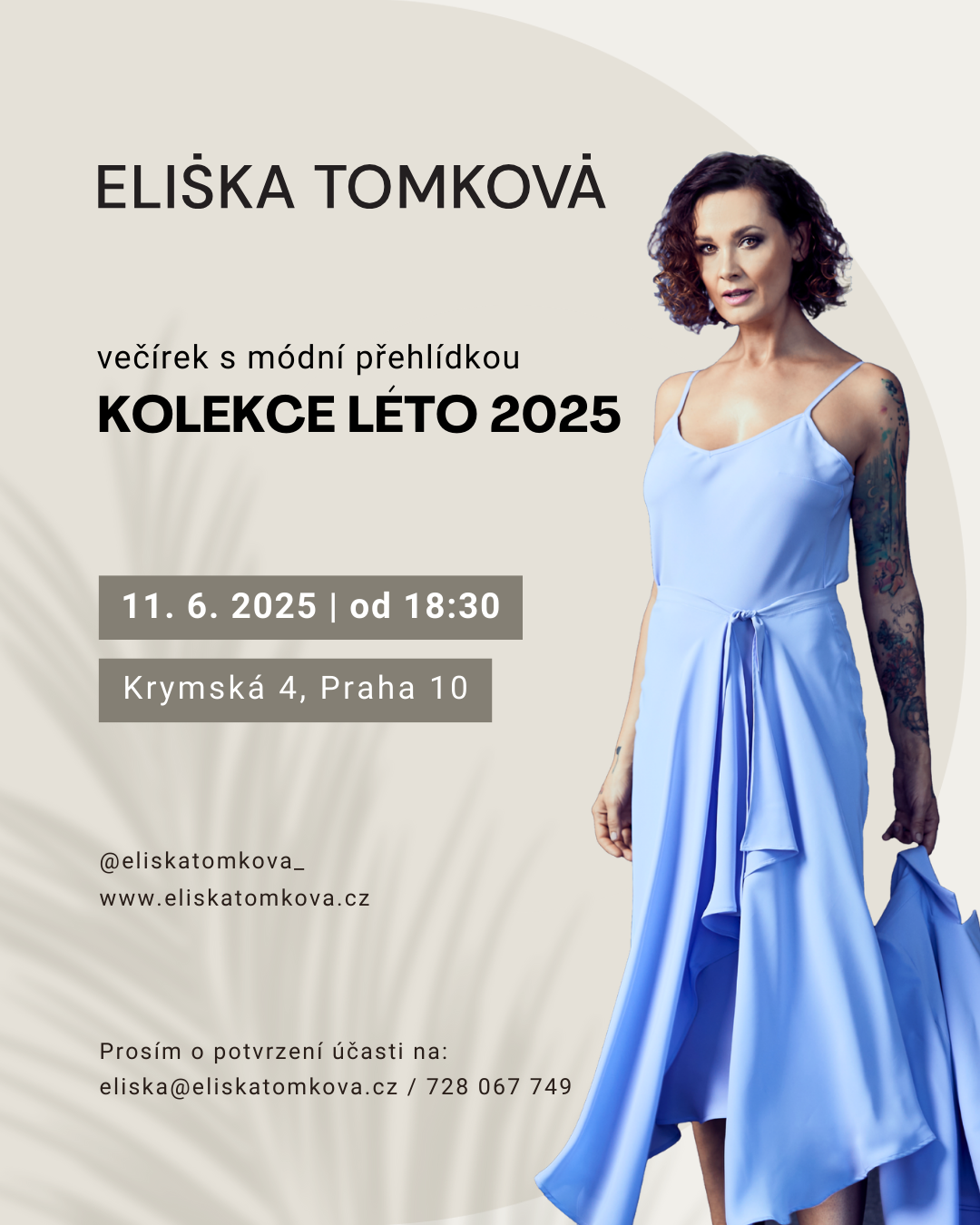 Letní večírek s módní přehlídkou nové kolekce