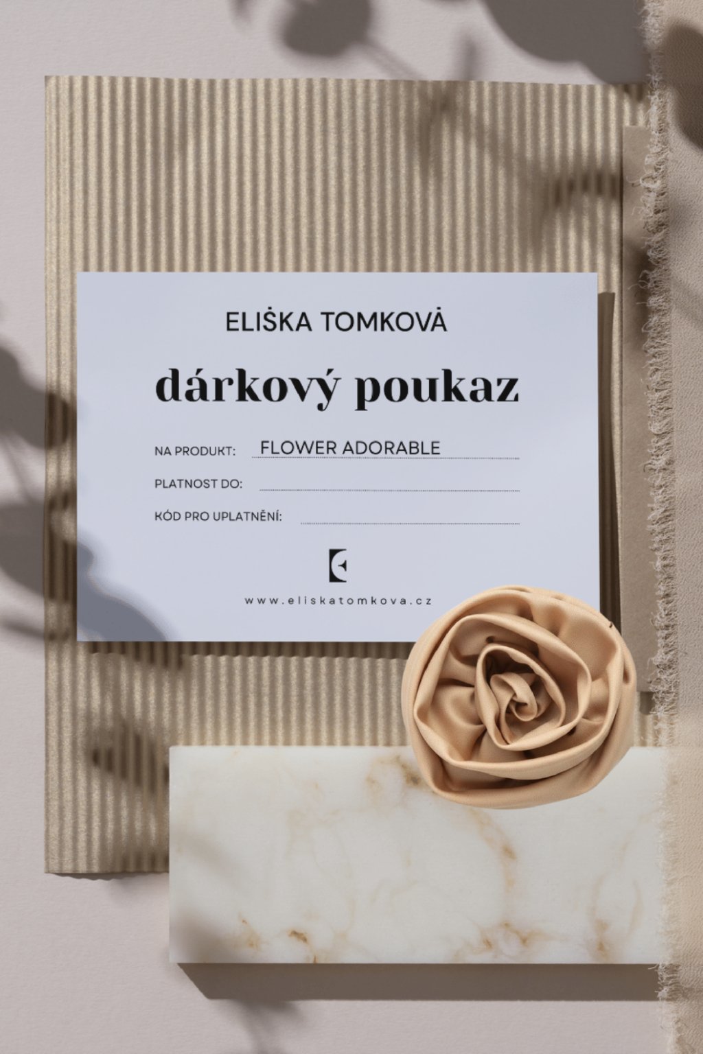 Dárkový poukaz na produkt