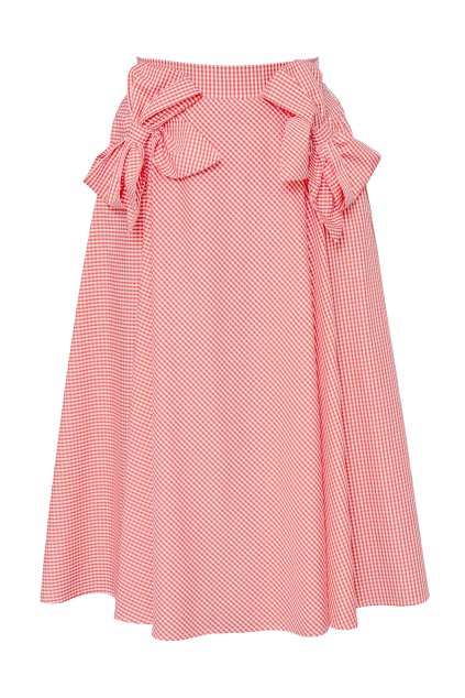 No. 2.1 Sukně s mašlemi Vichy