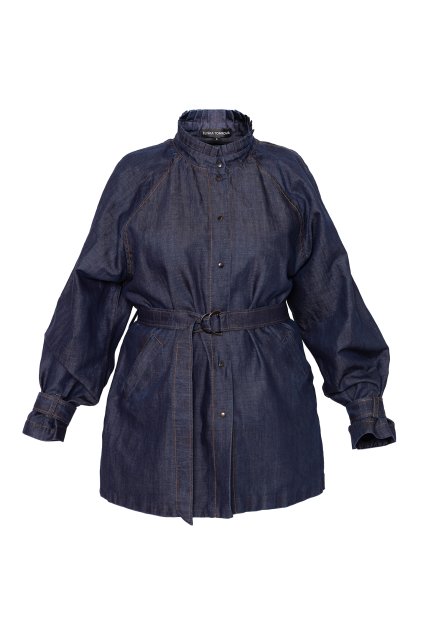 No. 8.3 Denim Trench Jacket