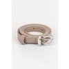 leather belt fine taupe produkt