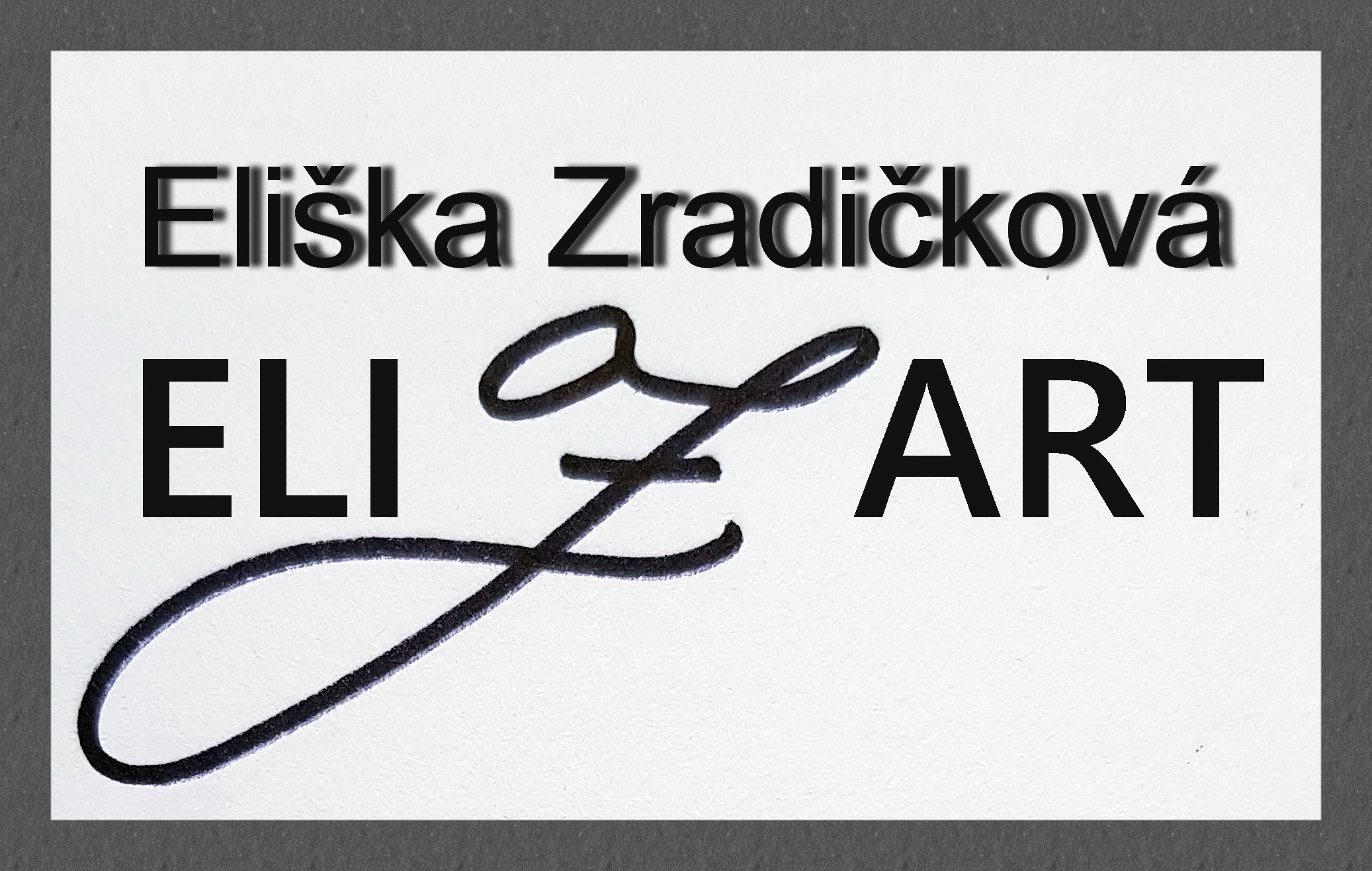 Eliška Zradičková - Malířka