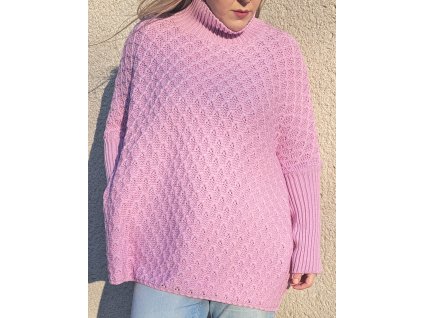 Dámsky ružový rolák