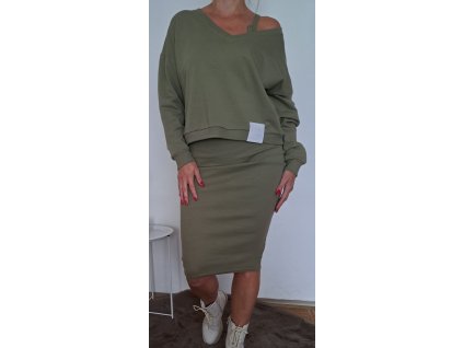 Súprava šaty/mikina