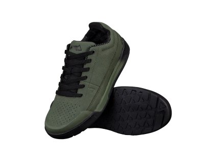 leatt mtb shoe 2.0 flat spinach pair 3024320220 4