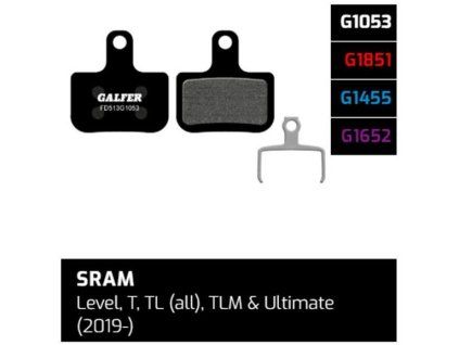 Brzdové platničky Galfer - FD513 Sram