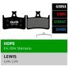 Brzdové platničky Galfer - FD465 Hope, Lewis