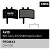 Brzdové platničky Galfer - FD281 Avid, Promax