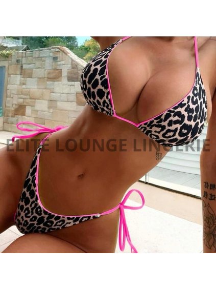 Leopard neon pink