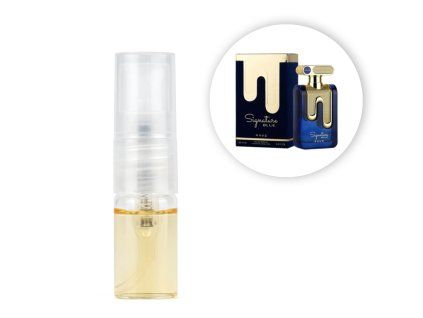 rave signature blue vzorka