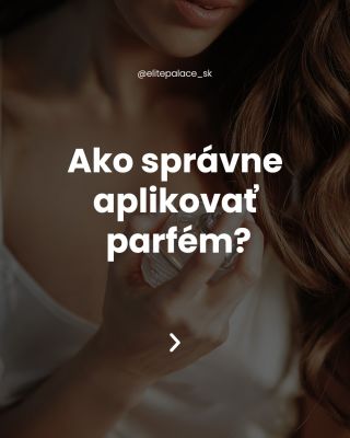 ✨ Ako správne aplikovať parfém, aby vydržal čo najdlhšie? Stačí pár jednoduchých krokov a Vaša vôňa bude intenzívnejšia,...