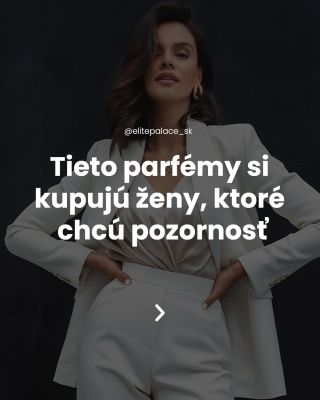 Tieto parfémy priťahujú pozornosť, zanechávajú stopu a ľudia sa Vás na ne budú pýtať ✨ Presne ten typ vôní, ktorý si...