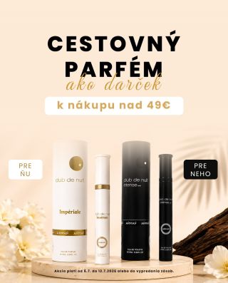 ✈️ Darček, ktorý sa na dovolenke naozaj zíde. 💛 K nákupu nad 49 € si môžete vybrať cestovný parfum ARMAF 10 ml – dámsky...