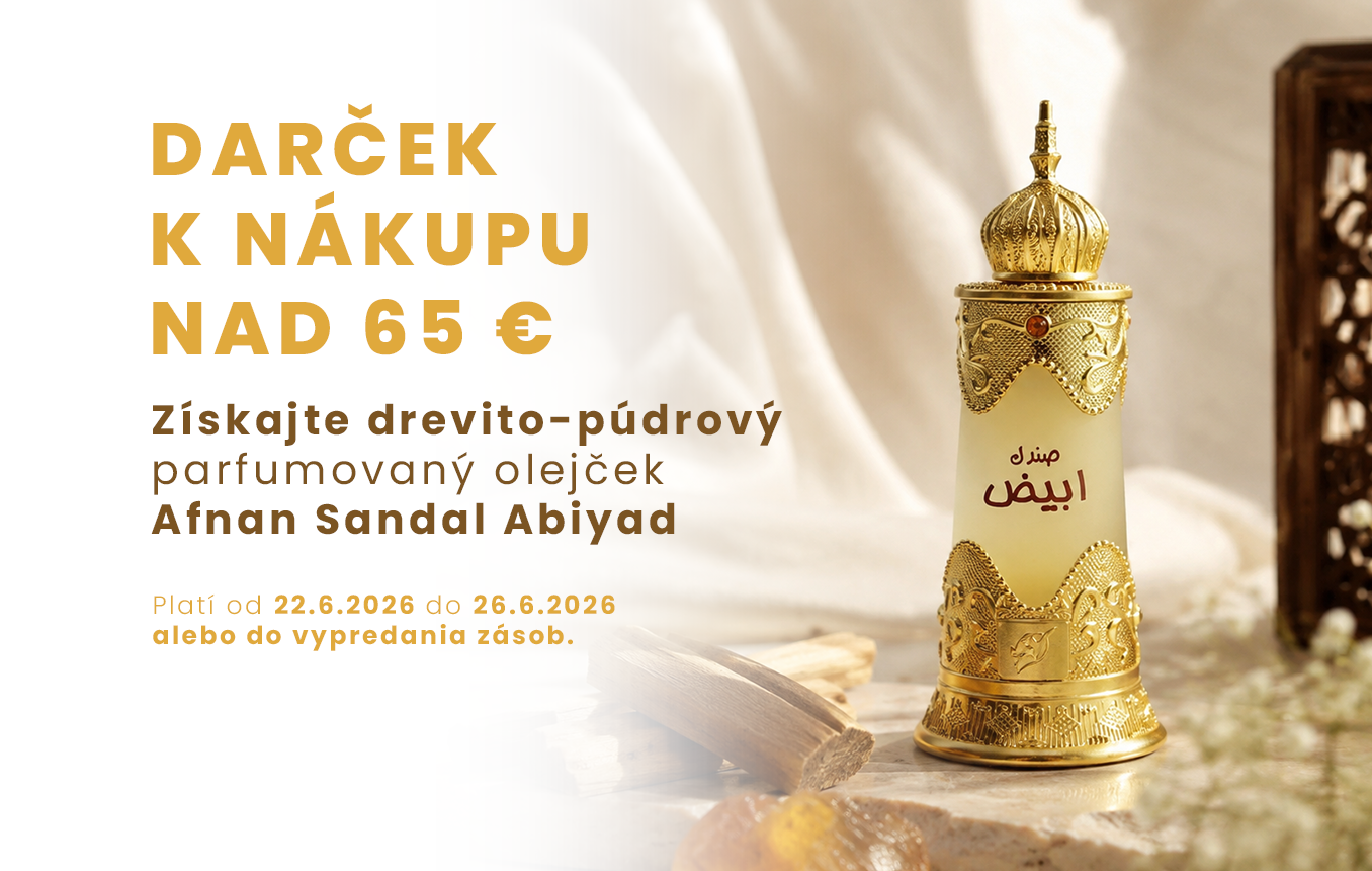 Olejček zdarma nad 65€