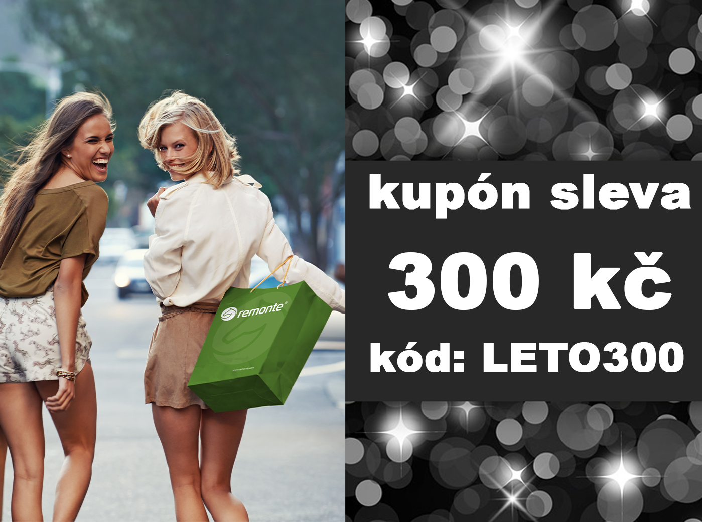 POUZE DNES  | Ihned Sleva 300KČ | Kód: LETO300
