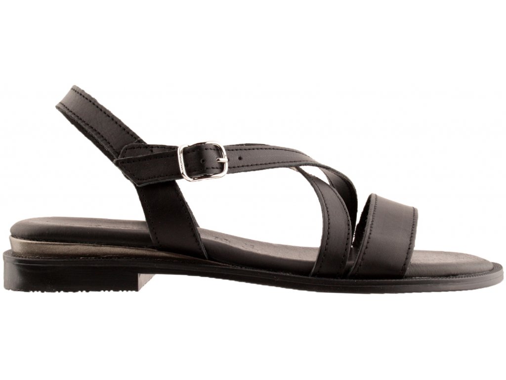 Dámské kožené sandály TAMARIS 28111-28-001 černá