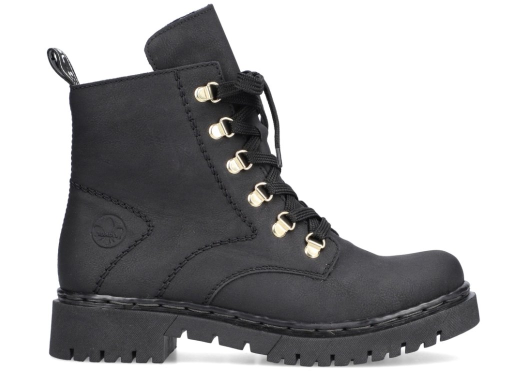 Dámská kotníková obuv RIEKER Y2422-01 černá 960134