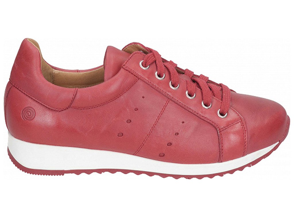 Dámské kožené sportovní boty tenisky Dr. BRINKMANN 951044-04 červené