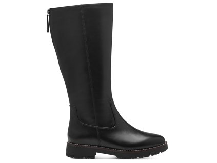 Dámské kozačky široké Lýtko L - XL JANA 8-25564-43 001 Černé