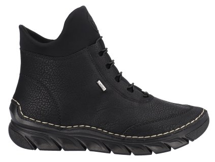Dámské nepromokavé kotníkové boty RIEKER-TEX 55069-00 černé