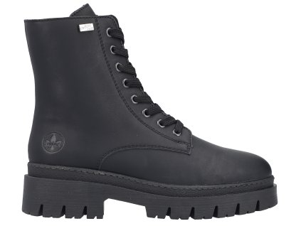 Dámská nepromokavá kotníková obuv RIEKER-tex Z9447-00 černá