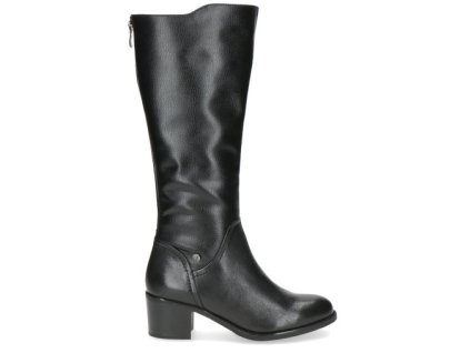 Dámské kozačky široké Lýtko L - XL CAPRICE 8-25550-43 022 Černé