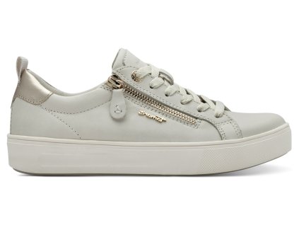 Dámské kožené tenisky Tamaris comfort šíře H 8-83707-42 104 béžové