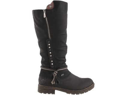 Dámské kozačky Rieker Tex Z4759-01 černé