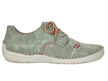 Dámské polobotky RIEKER 52528-52 zelené