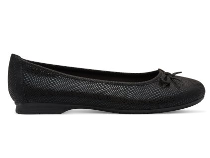 Dámské baleríny šíře H JANA 8-22164-41 008 černé