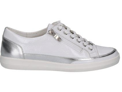Dámské kožené sneakers tenisky CAPRICE 9-23706-44 183 bílé