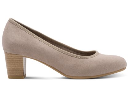 Dámské lodičky na podpatku stélka šíře H JANA 8-22476-42 231 šedé