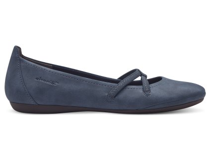 Dámské baleríny s gumičkou TAMARIS 1-22110-42 805 modré