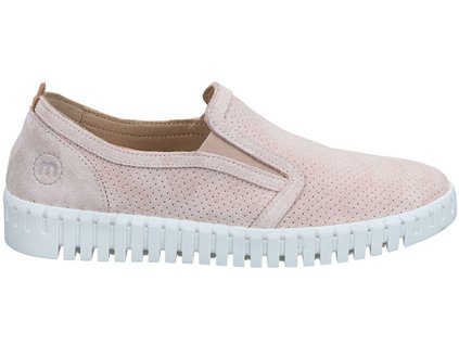 Dámské Celo-kožené mokasíny MANITU 840137-42 růžové