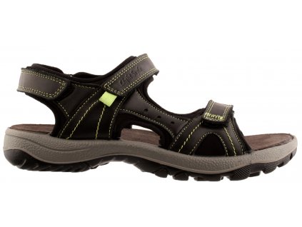 Kožené dámské trekové sandály Manitu 910661 černé