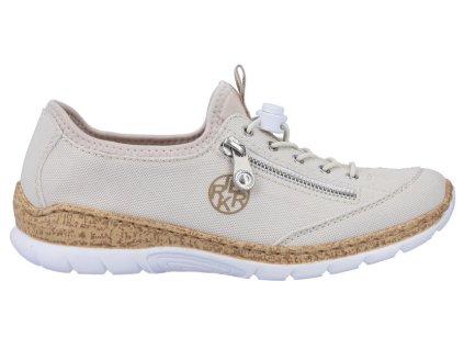 Dámské textilní boty Sneaker stelka MemoSoft N4263-81 RIEKER 2023 bílé