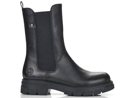 Dámské kotníkové Chelsea boty RIEKER Z9180-01 černé