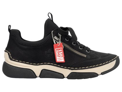 Dámské podzimní polobotky tenisky sneaker´s RIEKER 45973-00 černé