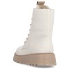 Dámská Kožená kotníková obuv RIEKER 70404-80 bílá