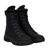 Dámská kotníková obuv s kožíškem RIEKER X3402-00 černé